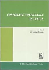 Corporate governance in Italia edito da Giappichelli