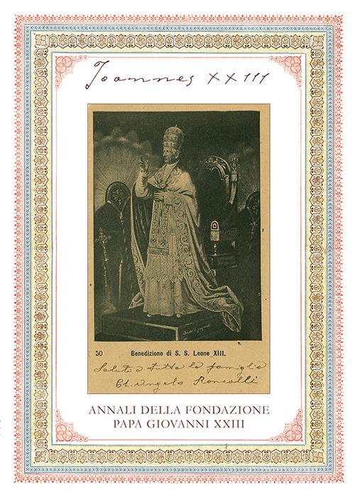 Joannes XXIII. Annali della fondazione Papa Giovanni XXIII Bergamo (2023) vol.23 edito da Studium