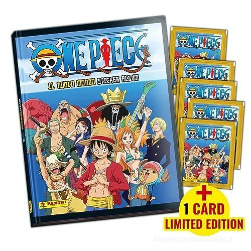 One Piece. Sticker & trading card. Ediz. illustrata. Con 5 bustine. Con card limited edition edito da Panini Comics