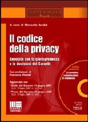 Il codice della privacy di Riccardo Acciali edito da Maggioli Editore
