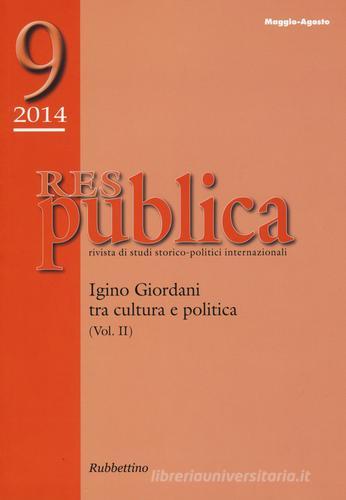 Res publica (2014) vol.9 edito da Rubbettino