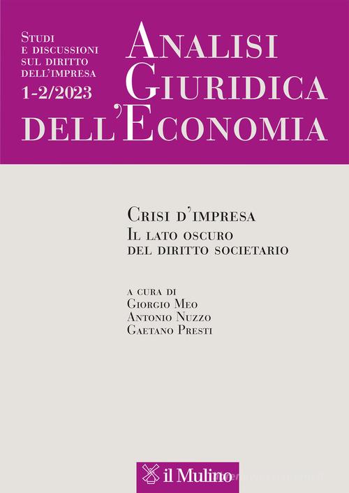 Analisi giuridica dell'economia (2023) vol.1-2 edito da Il Mulino