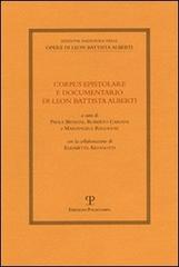Corpus epistolare e documentario di Leon Battista Alberti edito da Polistampa