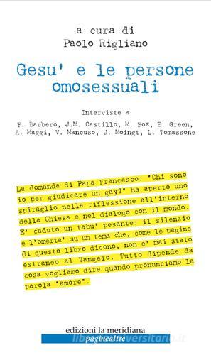 Gesù e le persone omosessuali edito da Edizioni La Meridiana