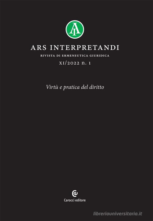 Ars interpretandi (2022) vol.1 edito da Carocci