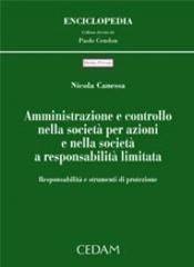Amministrazione e controllo nelle società per azioni e nella società a responsabilità limitata di Nicola Canessa edito da CEDAM