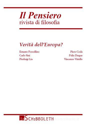 Il pensiero. Rivista di filosofia (2013) vol.52 edito da Inschibboleth