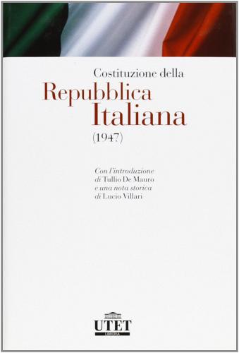 Costituzione della Repubblica italiana. 1947 edito da UTET