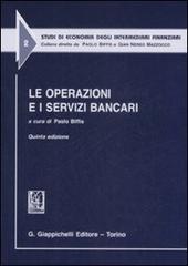 Le operazioni e i servizi bancari edito da Giappichelli