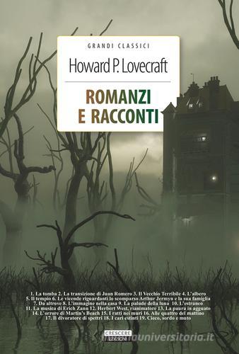 Romanzi e racconti. Con Segnalibro vol.1 di Howard P. Lovecraft edito da Crescere