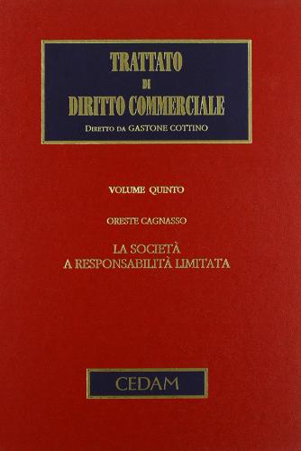 Trattato di diritto commerciale vol.5.1 di Oreste Cagnasso edito da CEDAM
