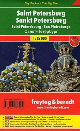 San Pietroburgo 1:15.000 edito da Freytag & Berndt
