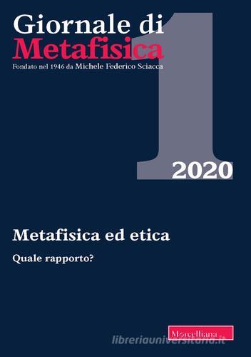 Giornale di metafisica (2020) vol.1 edito da Morcelliana