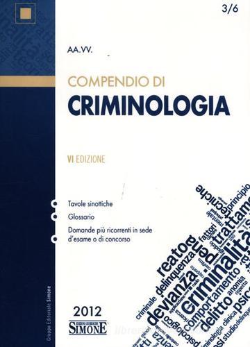Compendio di criminologia edito da Edizioni Giuridiche Simone
