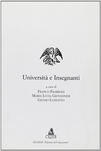 Università e insegnanti edito da CLUEB