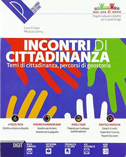 Incontri di cittadinanza. Temi di cittadinanza. Percorsi di geostoria. Per la Scuola media. Con ebook. Con espansione online di Luca Crippa, Maurizio Onnis edito da Palumbo