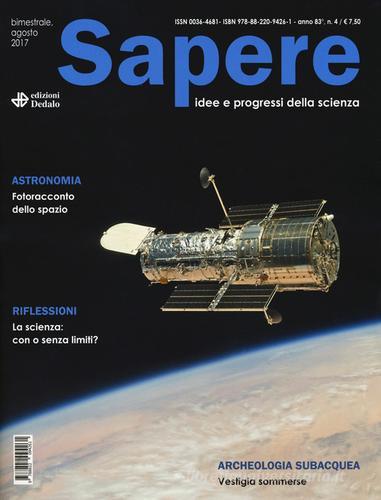 Sapere. Idee e progressi della scienza (2017) vol.4 edito da edizioni Dedalo