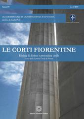 Le corti fiorentine. Rivista di diritto e procedura civile (2017) vol.2 edito da Edizioni Scientifiche Italiane