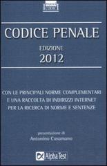 Codice penale di Massimo Drago edito da Alpha Test