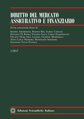 Diritto del mercato assicurativo e finanziario (2017) vol.1 edito da Edizioni Scientifiche Italiane