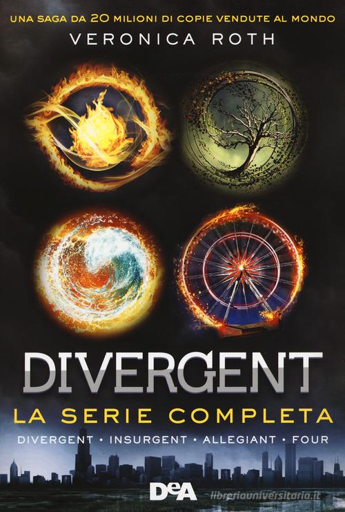 Divergent. La serie: Divergent-Insurgent-Allegiant-Four di Veronica Roth edito da De Agostini