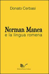 Norman Manea e la lingua romena di Donato Cerbasi edito da Nuova Cultura