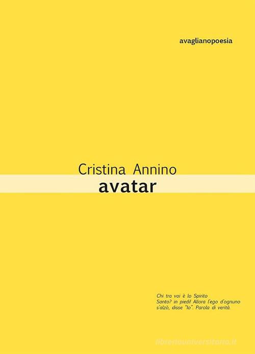 Avatar di Cristina Annino edito da Avagliano