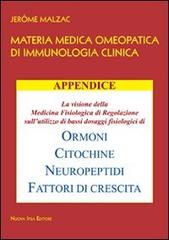 Materia medica omeopatica di immunologia clinica. Appendice di Jerôme Malzac edito da Nuova IPSA