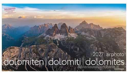 Calendario aiphoto Dolomiti 2027 edito da Tappeiner