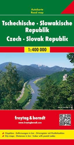 Repubblica Ceca e Slovacca 1:400.000 edito da Freytag & Berndt