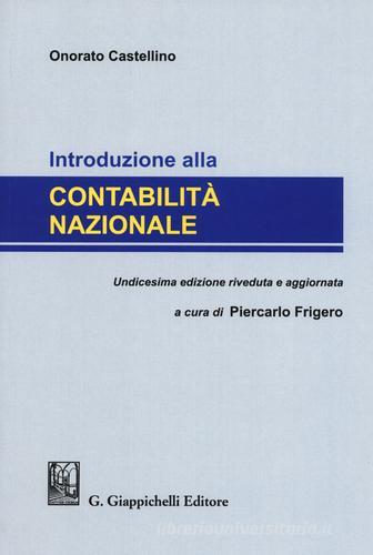 Introduzione alla contabilità nazionale edito da Giappichelli