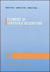 Elementi di statistica descrittiva di Donato Posa, Sandra De Iaco, Monica Palma edito da Giappichelli