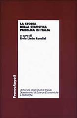 La storia della statistica pubblica in Italia edito da Franco Angeli