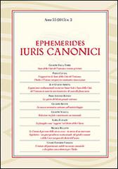 Ephemerides Iuris canonici (2015) vol.2 edito da Marcianum Press