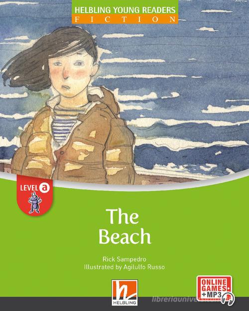 The beach. Level A. Helbling young readers. Fiction registrazione in inglese britannico di Rick Sampedro edito da Helbling