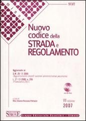 Nuovo codice della strada e regolamento. Con CD-ROM edito da Edizioni Giuridiche Simone