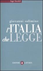 L' Italia che legge di Giovanni Solimine edito da Laterza