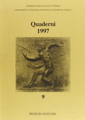Quaderni del Dipartimento di filologia linguistica e tradizione classica (1997) edito da Pàtron