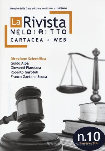 La rivista di Neldiritto (2014) vol.10 edito da Neldiritto Editore