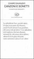 Canzoni e sonetti di Chiaro Davanzati edito da Einaudi