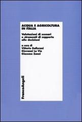 Acqua e agricoltura in Italia. Valutazioni di scenari e strumenti di supporto alle decisioni edito da Franco Angeli