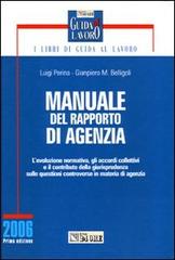 Manuale del rapporto di agenzia di Luigi Perina, Gianpiero M. Belligoli edito da Il Sole 24 Ore