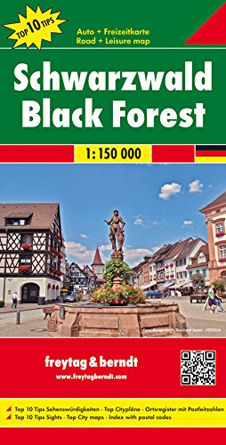 Foresta Nera 1:150.000 edito da Freytag & Berndt
