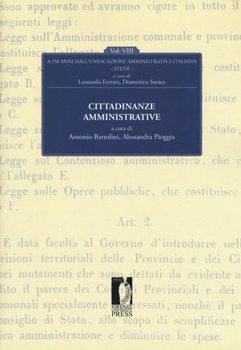 Cittadinanze amministrative. A 150 dall'unificazione amministrativa italiana vol.8 edito da Firenze University Press