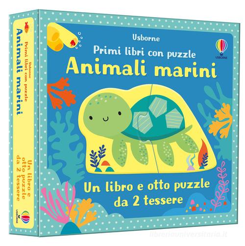 Animali marini. Primi libri con puzzle. Ediz. a colori. Con puzzle di Matthew Oldham edito da Usborne