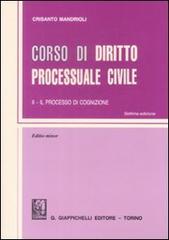 Corso di diritto processuale civile. Ediz. minore vol.2 di Crisanto Mandrioli edito da Giappichelli
