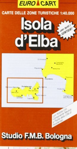Isola d'Elba 1:40.000 edito da Studio FMB Bologna