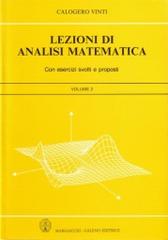 Lezioni di analisi matematica vol.2 di Calogero Vinti edito da Margiacchi-Galeno