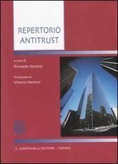 Repertorio antitrust edito da Giappichelli