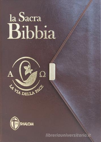 La Sacra Bibbia. La via della pace. Ediz. tascabile con bottoncino marrone edito da Editrice Shalom